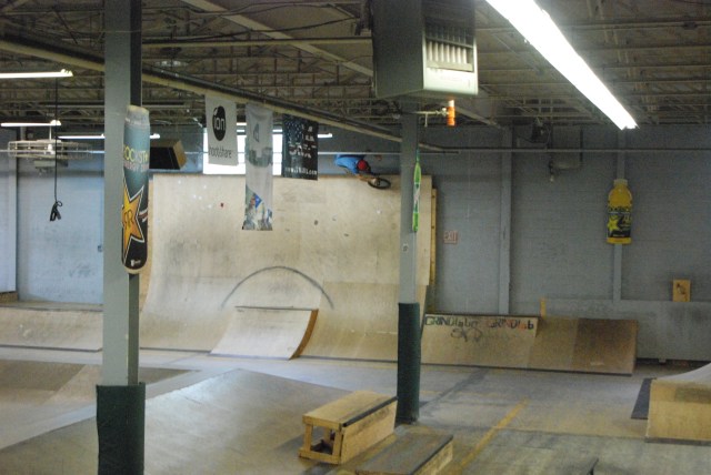 Evan Smedley - Tire slide over the vert wall to 1st place in Expert Park.