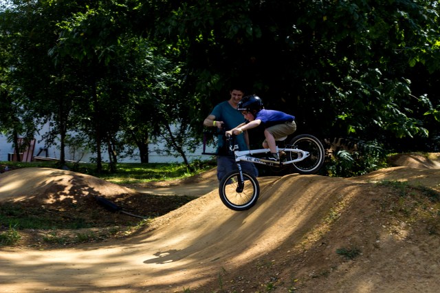 5 year old Garrett Hawkins was the youngest competitor of the day. He got everyone in the rebel mood with backward runs, on purpose, every time! (Photo: Nilo Hodge / ECD)