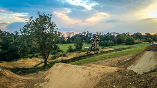 With the 2014 TRA Double Cross and Dirt Jump Comp in the history books, TRA founder and event promoter, Mike Gentilcore, takes in some sunset laps on his backyard Double Cross course to celebrate the success of an epic event that was years in the making.